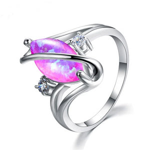 Purple Opal Fire Ring